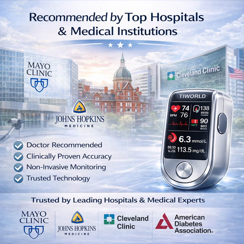🔥Final 3 Hours : 2026 New Year Special🏆TIWORLD™ Non-Invasive Blood Glucose Meter 99.9% Accuracy （Mayo Clinic Recommended）